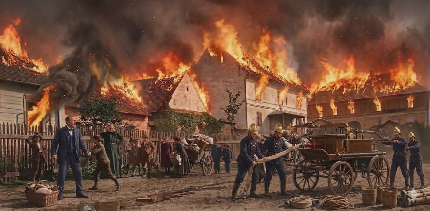 poziar mestecka cadca roku pana 1904 cadca 2