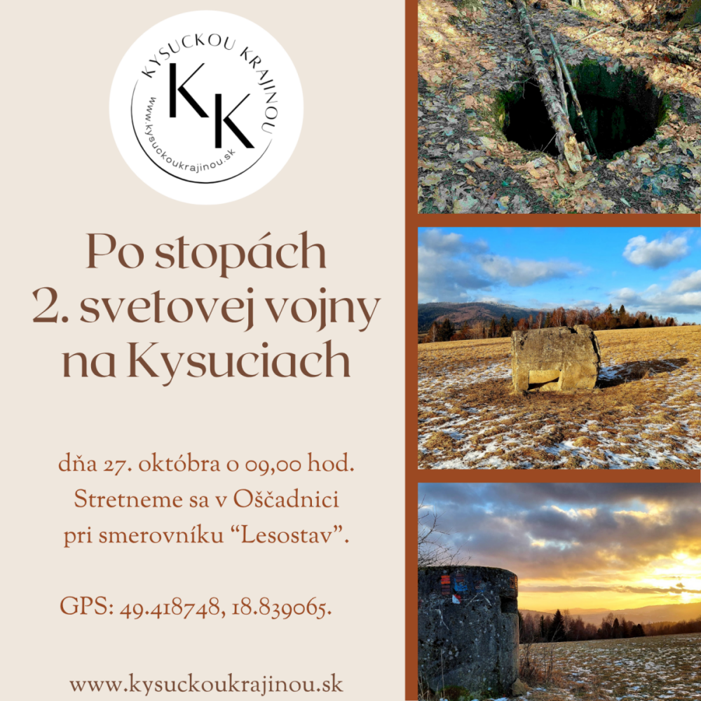 po stopách 2 svetovej vojny na kysuciach 2024 pozvanka